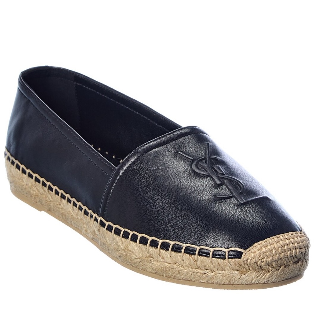 Saint Laurent Logo Espadrille Flat